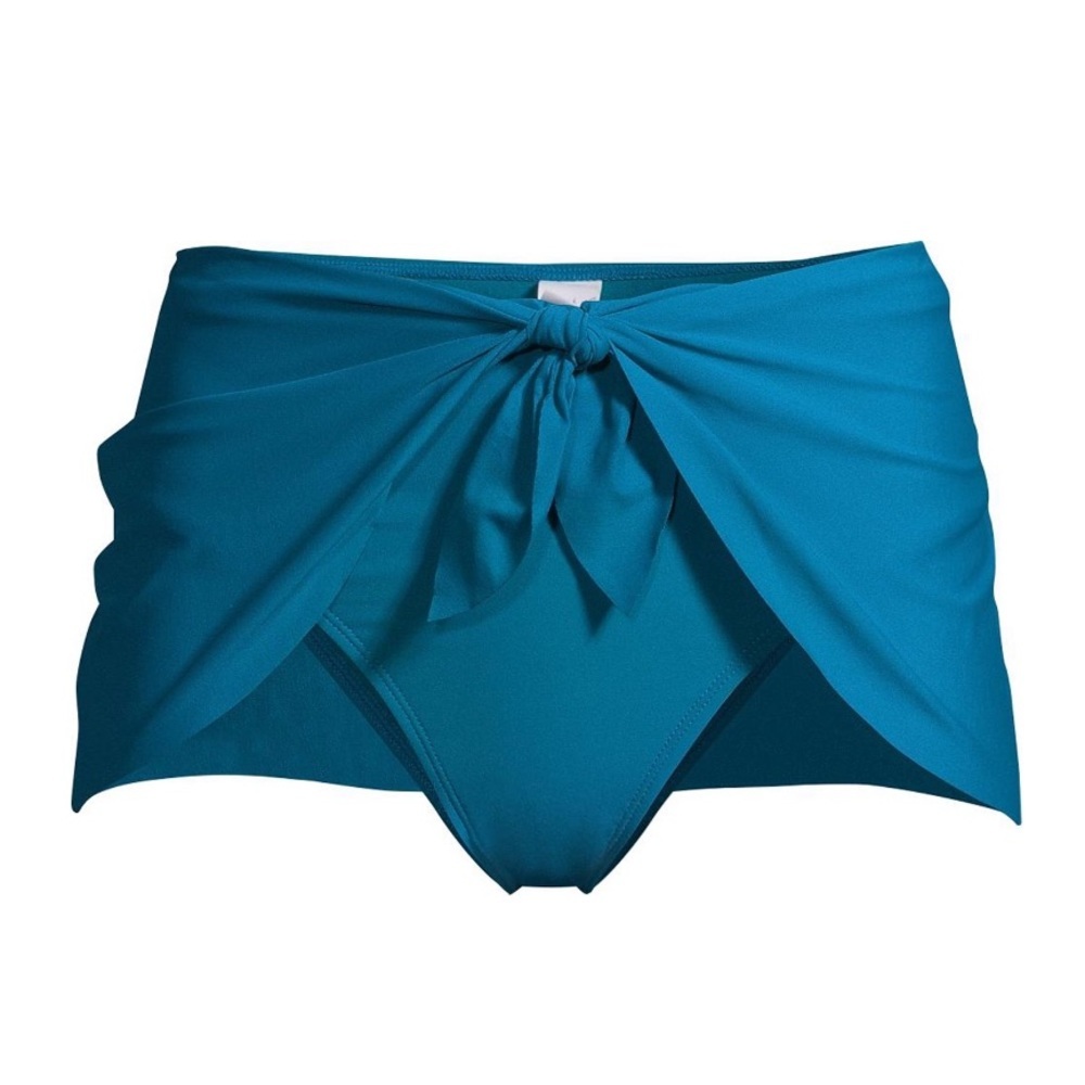 Women's Solid Knotted Swimsuit Bikini Bottom